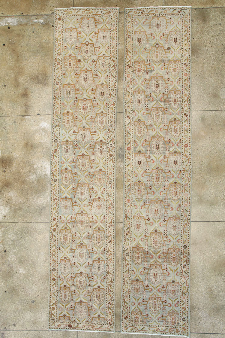 Vintage Persian Malayer Runner (Pair: 2 of 2), No.25761 - Galerie Shabab
