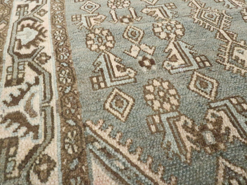 Vintage Persian Malayer Throw Rug, No.25762 - Galerie Shabab