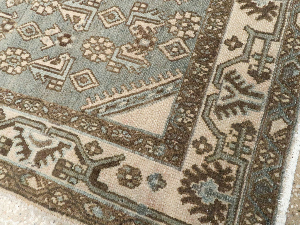 Vintage Persian Malayer Throw Rug, No.25762 - Galerie Shabab