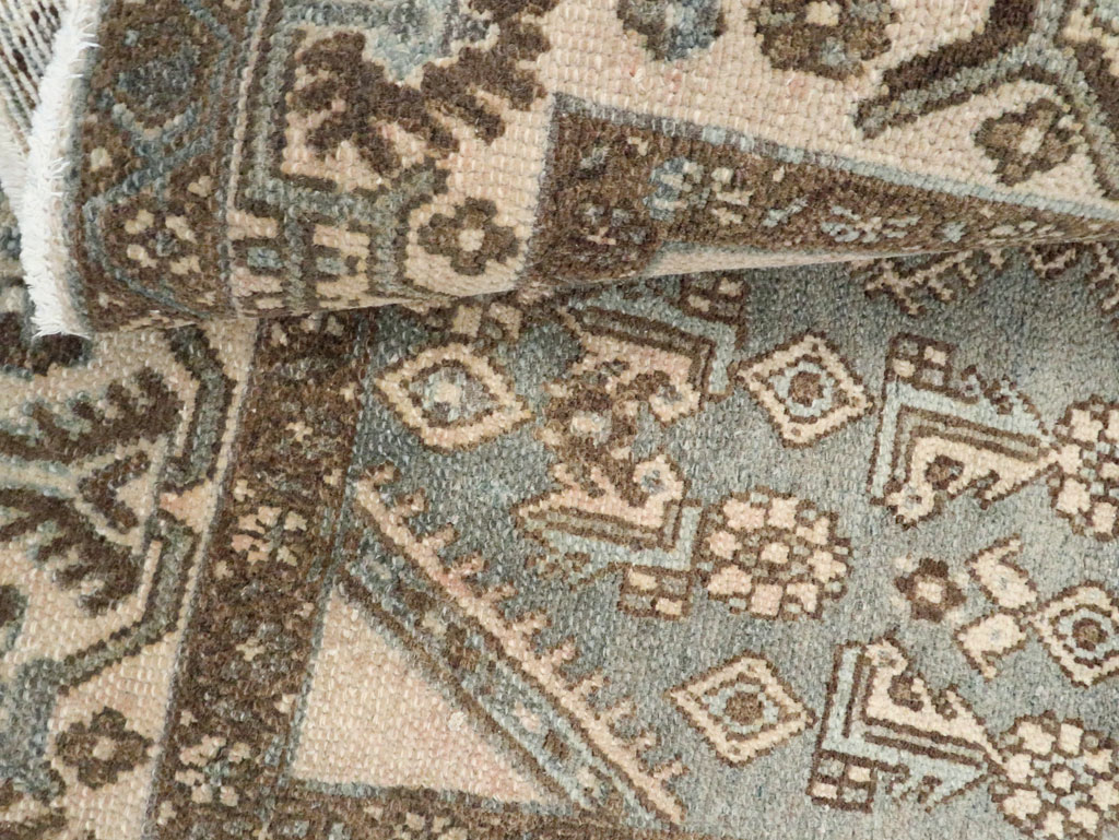 Vintage Persian Malayer Throw Rug, No.25762 - Galerie Shabab