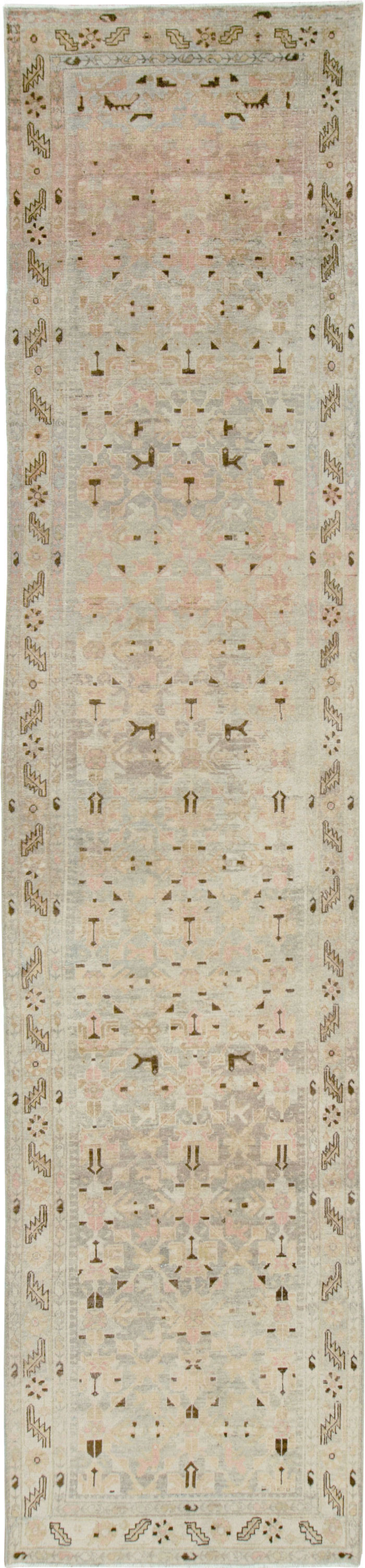 Vintage Persian Malayer Runner (Pair: 1 of 2), No.25765 - Galerie Shabab
