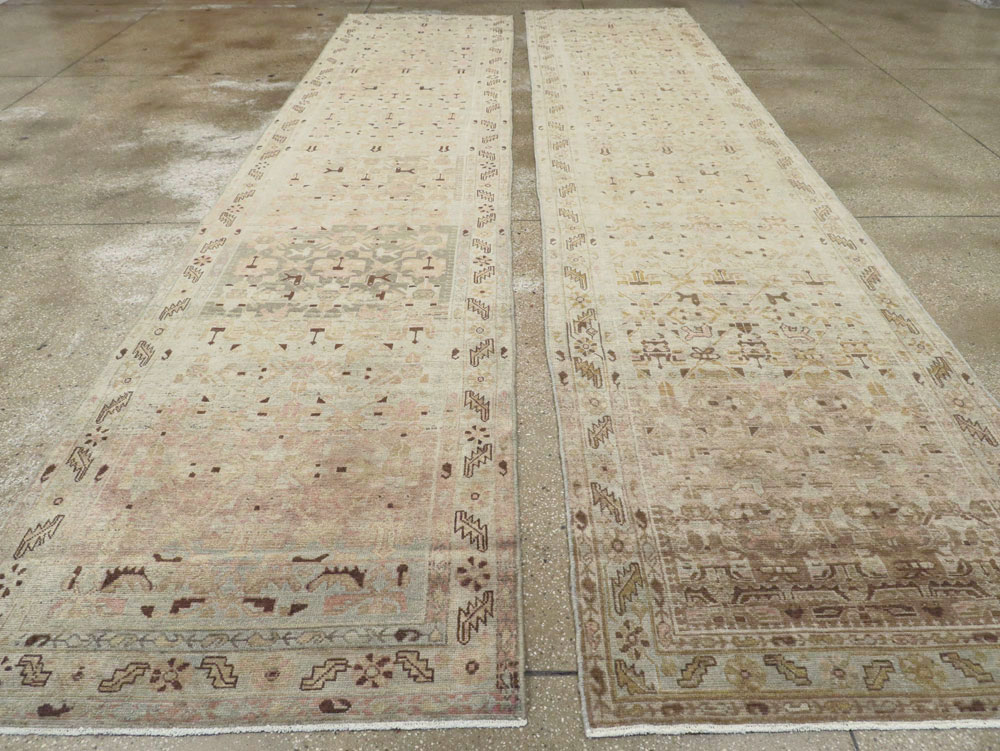 Vintage Persian Malayer Runner (Pair: 1 of 2), No.25765 - Galerie Shabab
