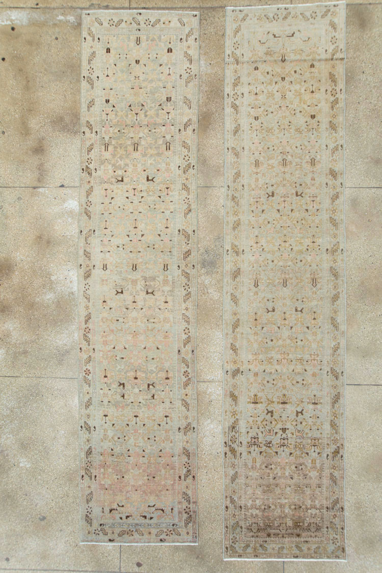 Vintage Persian Malayer Runner (Pair: 1 of 2), No.25765 - Galerie Shabab
