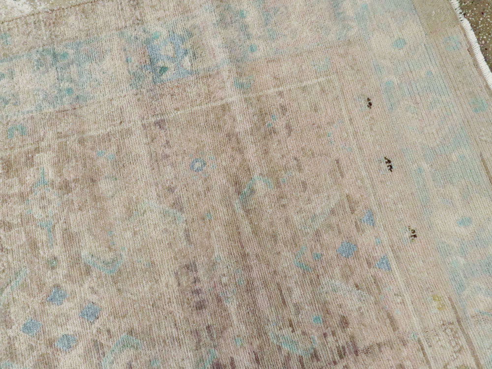 Vintage Persian Malayer Wide Gallery Runner, No.25767 - Galerie Shabab