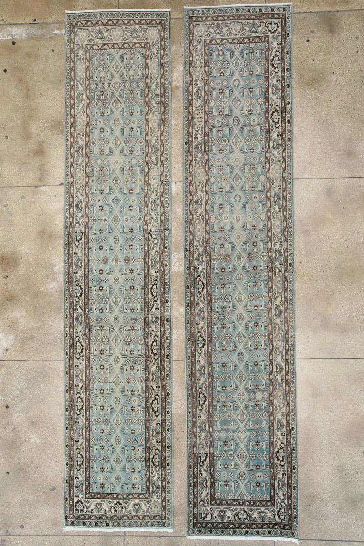 Vintage Persian Malayer Runner (Pair: 1 of 2), No.25770 - Galerie Shabab