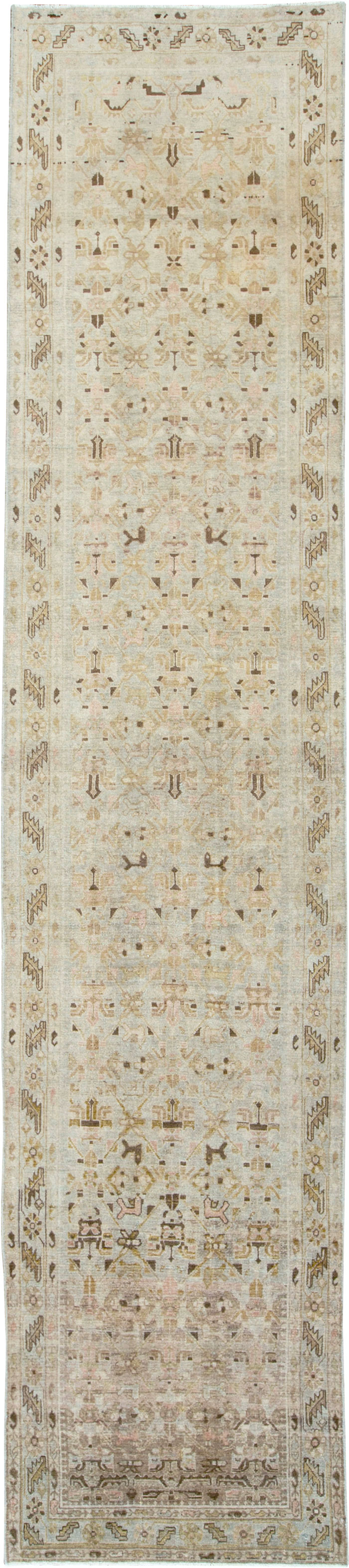 Vintage Persian Malayer Runner (Pair: 2 of 2), No.25772 - Galerie Shabab