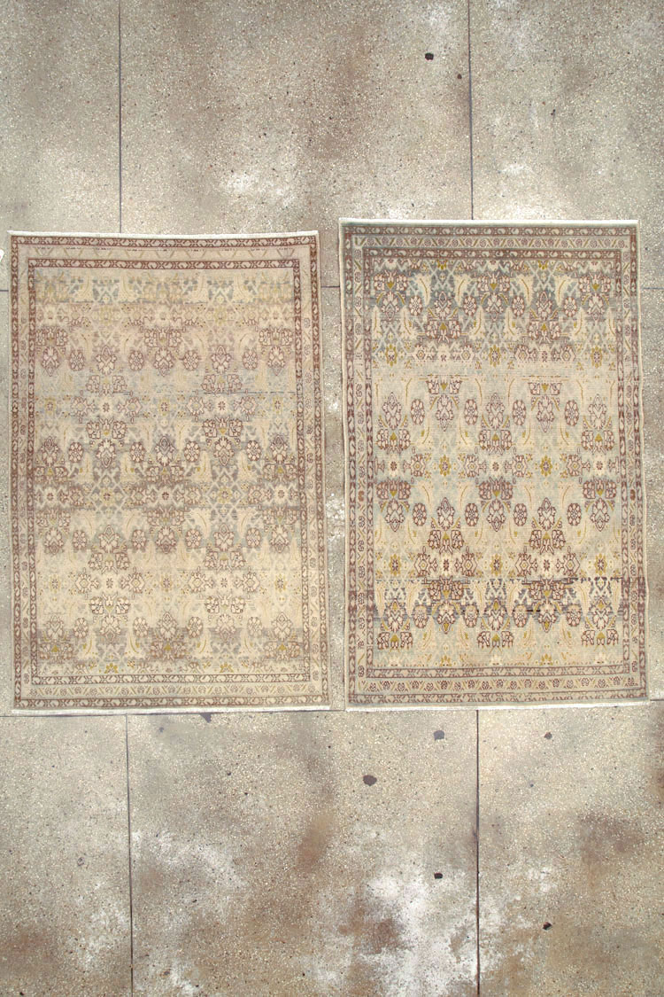 Vintage Persian Malayer Rug (Pair: 1 of 2), No.25777 - Galerie Shabab