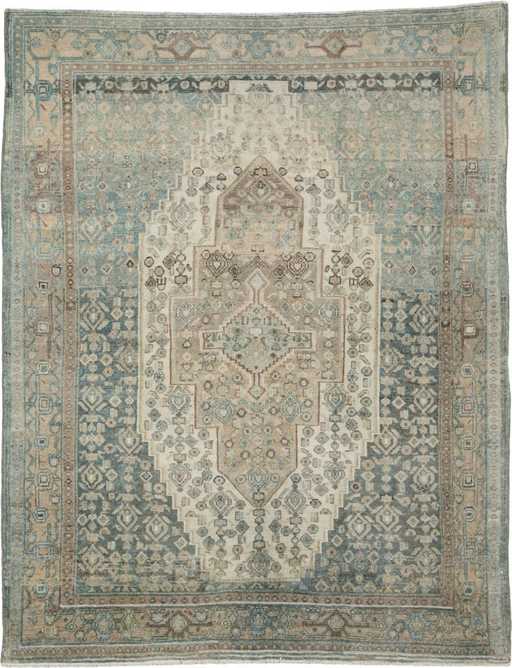 Vintage Persian Malayer Rug (Pair: 2 of 2), No.25779 - Galerie Shabab