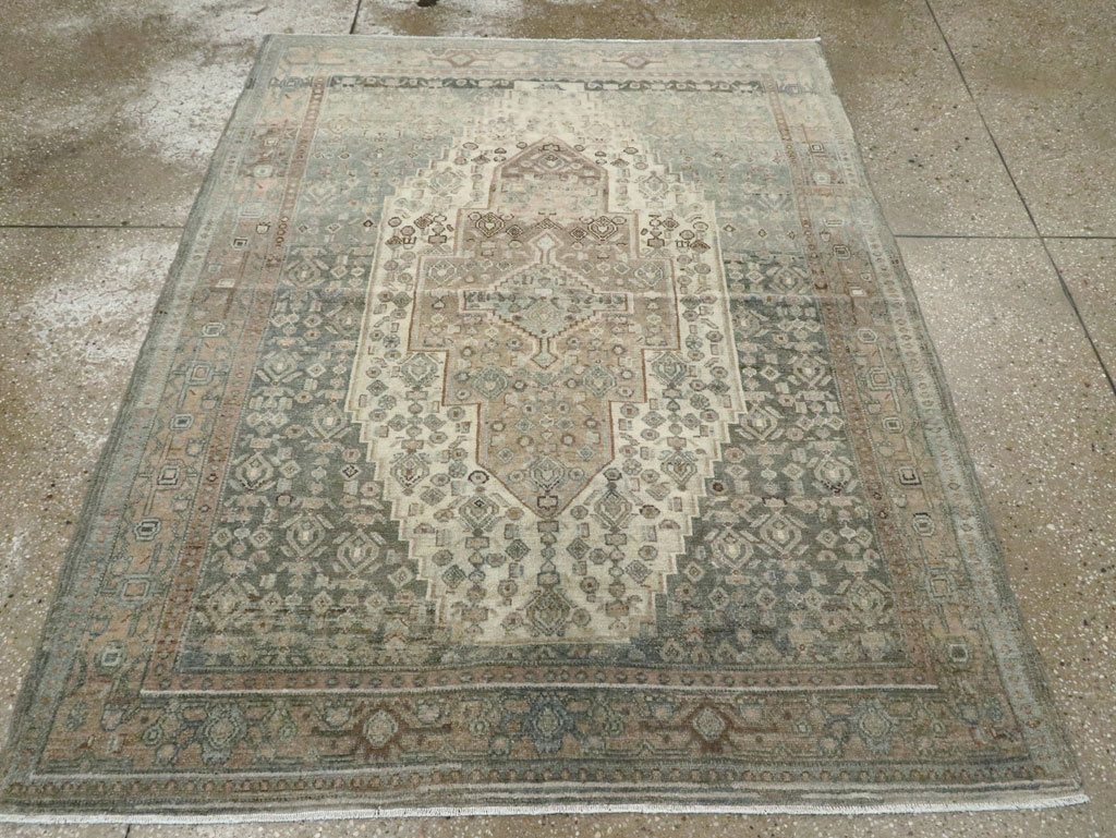 Vintage Persian Malayer Rug (Pair: 2 of 2), No.25779 - Galerie Shabab