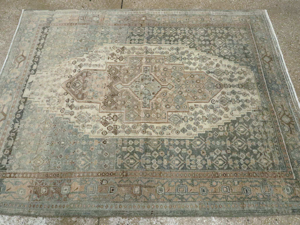 Vintage Persian Malayer Rug (Pair: 2 of 2), No.25779 - Galerie Shabab