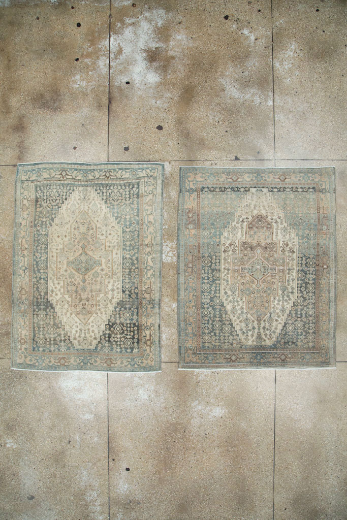 Vintage Persian Malayer Rug (Pair: 2 of 2), No.25779 - Galerie Shabab