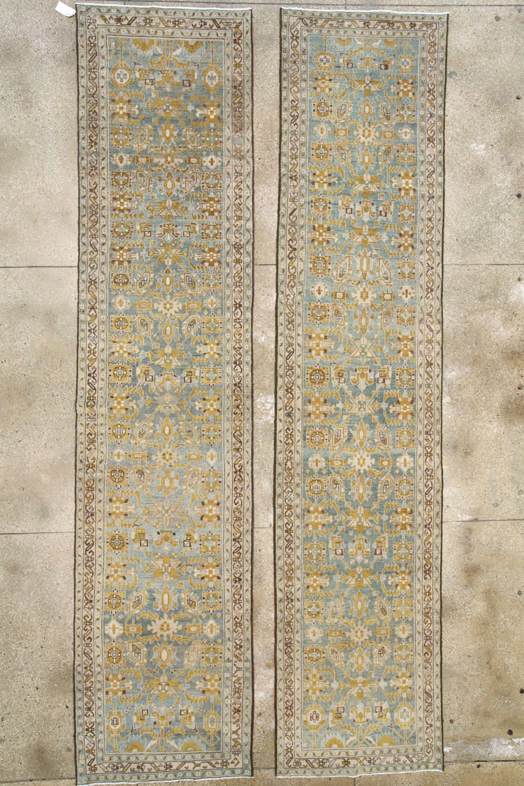 Vintage Persian Malayer Runner (Pair: 2 of 2), No.25789 - Galerie Shabab
