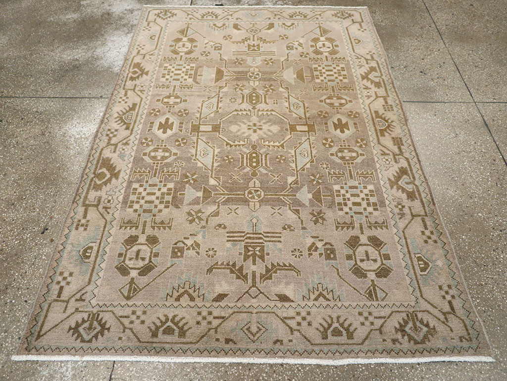 Vintage Persian Malayer Rug, No.25790 - Galerie Shabab