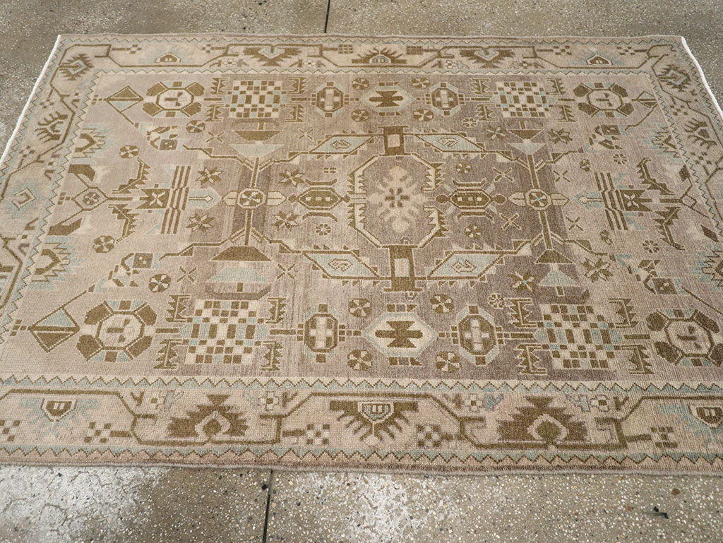Vintage Persian Malayer Rug, No.25790 - Galerie Shabab