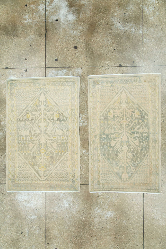 Vintage Persian Malayer Rug (Pair: 1 of 2), No.25792 - Galerie Shabab