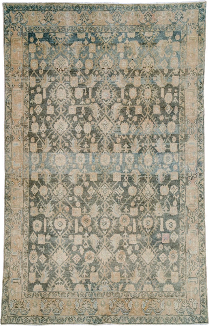 Vintage Persian Malayer Rug, No.25798 - Galerie Shabab