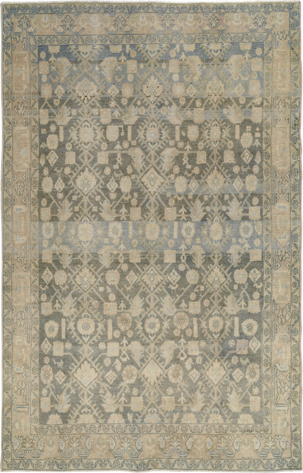 Vintage Persian Malayer Rug, No.25798 - Galerie Shabab