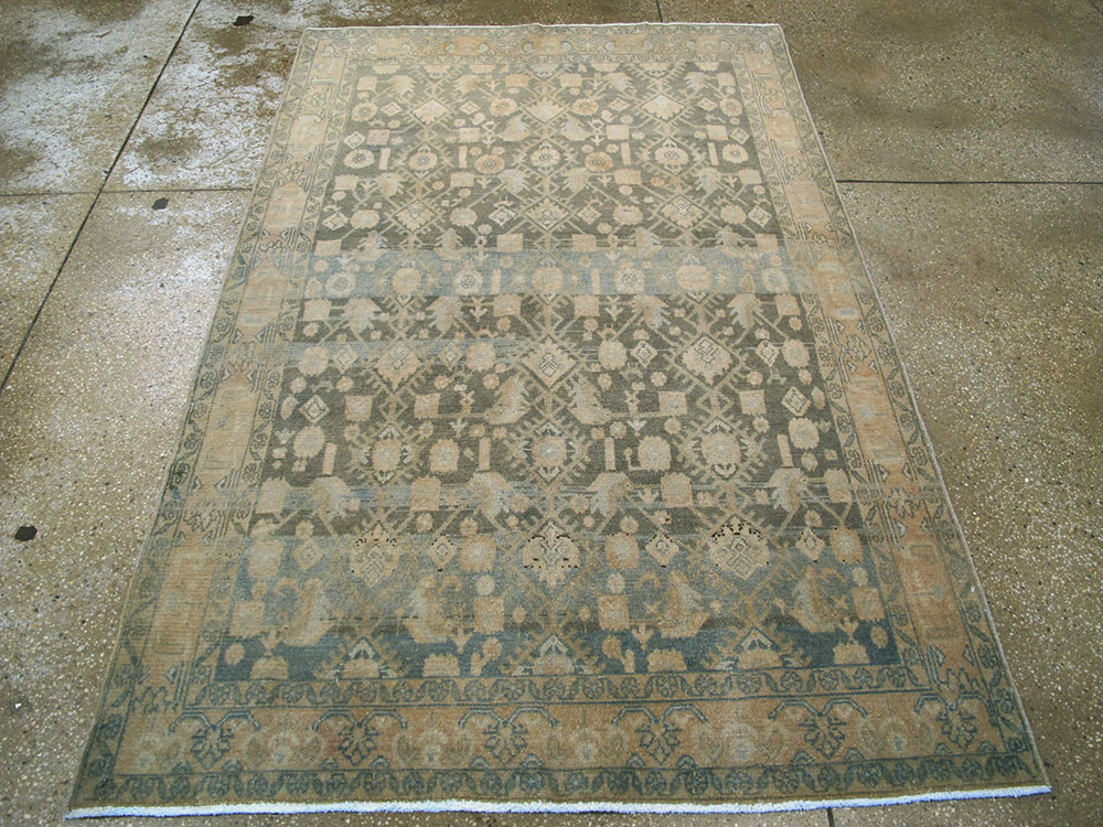 Vintage Persian Malayer Rug, No.25798 - Galerie Shabab