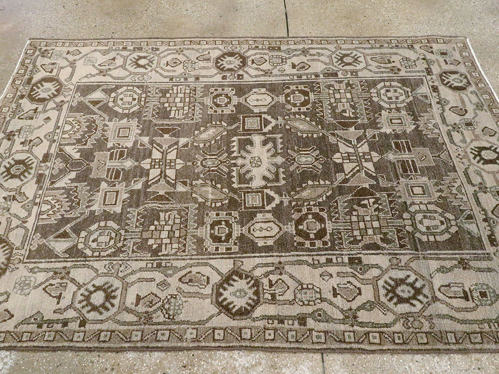 Vintage Persian Malayer Rug, No.25799 - Galerie Shabab