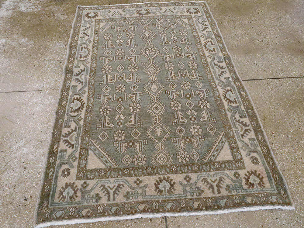 Vintage Persian Malayer Rug, No.25800 - Galerie Shabab