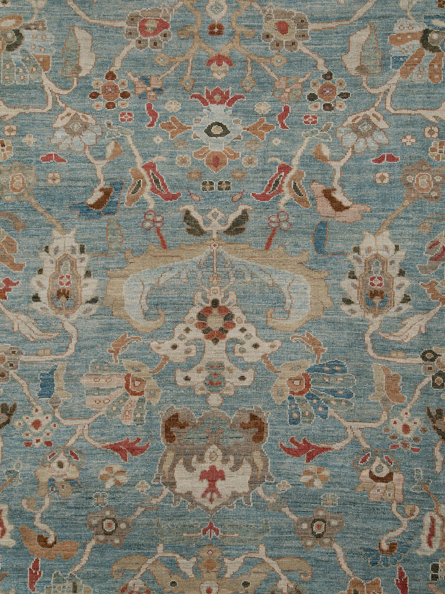 Vintage Inspired Mahal Carpet, No.25805 - Galerie Shabab