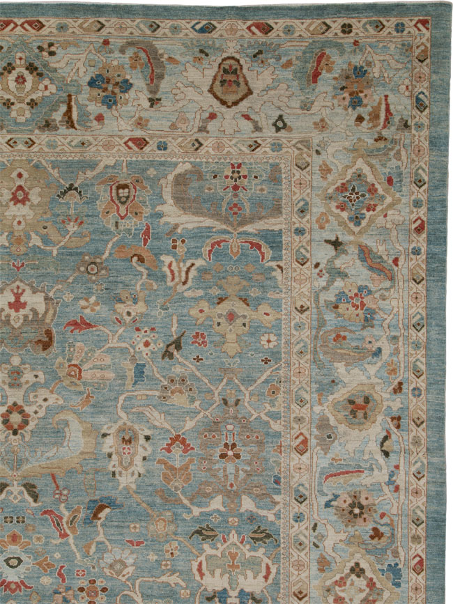 Vintage Inspired Mahal Carpet, No.25805 - Galerie Shabab