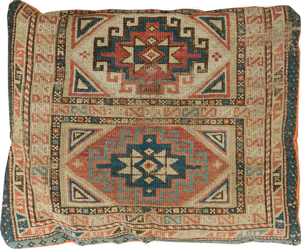 Antique Caucasian Kuba Pillow, No.25806 - Galerie Shabab