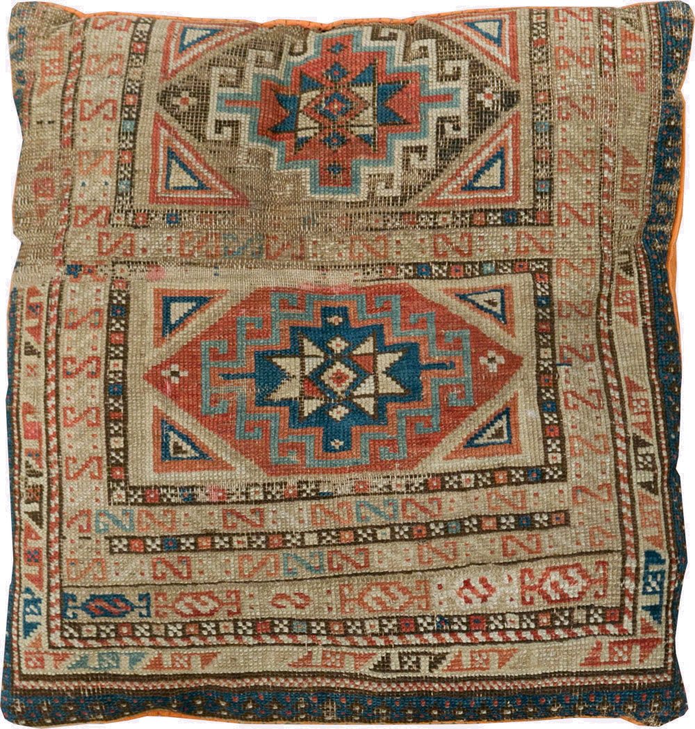 Antique Caucasian Kuba Pillow, No.25807 - Galerie Shabab