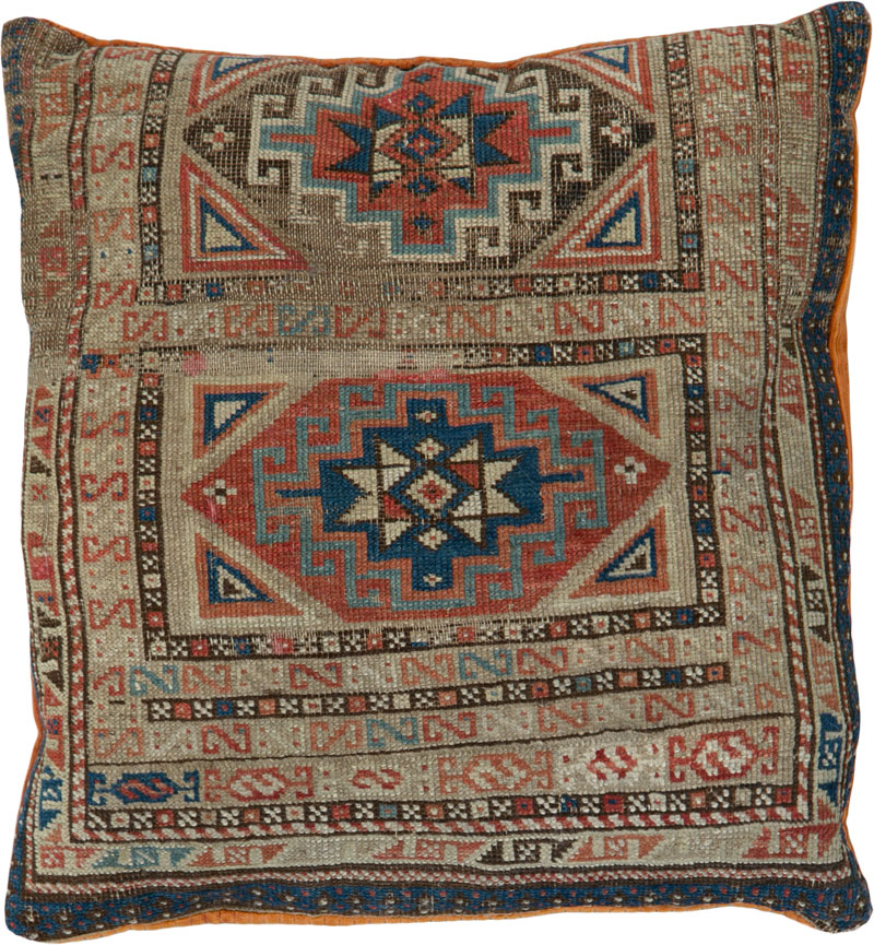 Antique Caucasian Kuba Pillow, No.25807 - Galerie Shabab