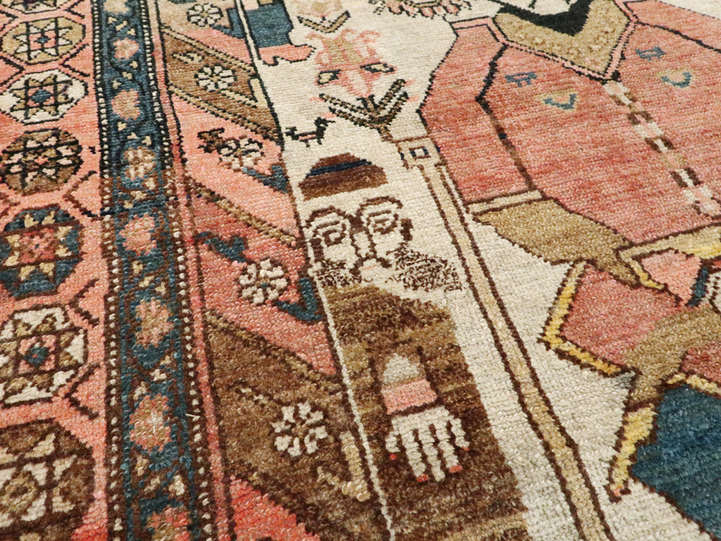 Antique Persian Pictorial Malayer Rug, No.25808 - Galerie Shabab