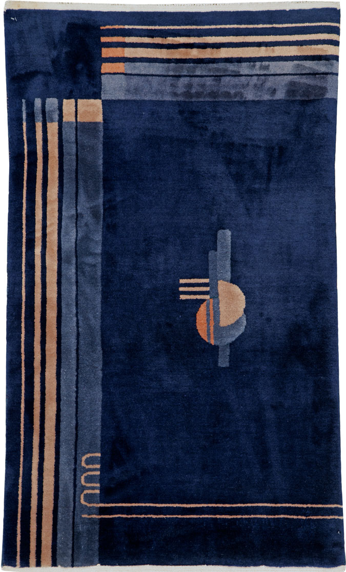 Antique Chinese Art Deco Rug, No.25820 - Galerie Shabab
