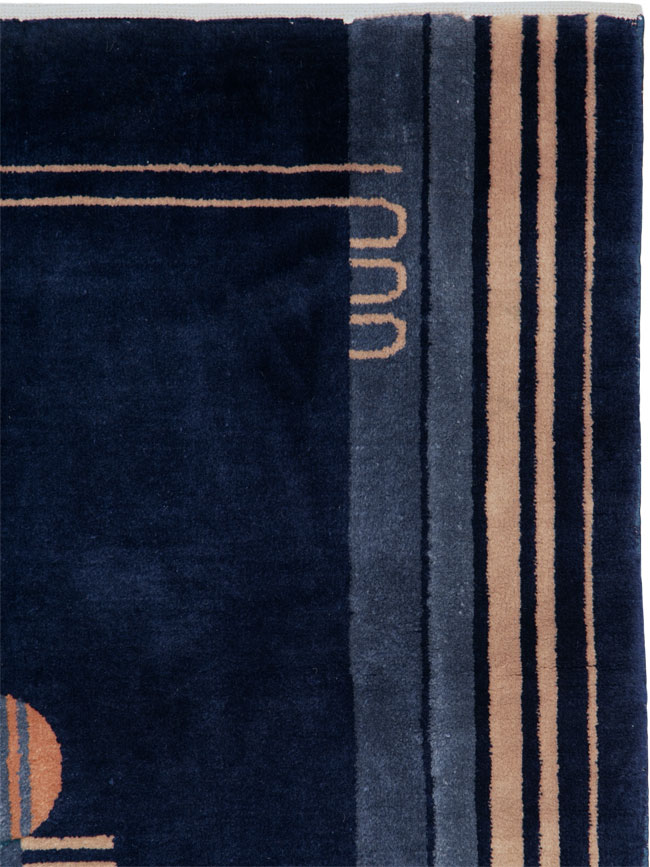 Antique Chinese Art Deco Rug, No.25820 - Galerie Shabab