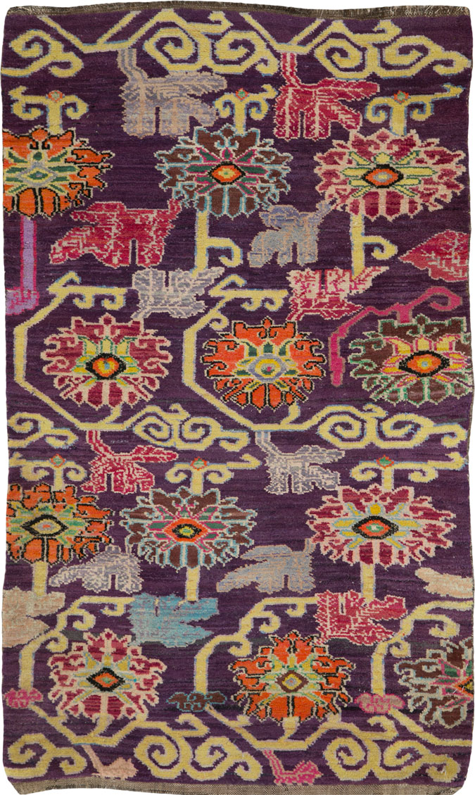 Vintage Tibetan Rug, No.25821 - Galerie Shabab