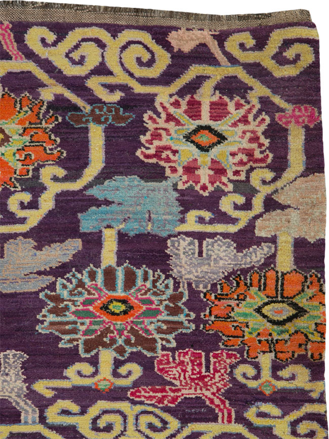 Vintage Tibetan Rug, No.25821 - Galerie Shabab