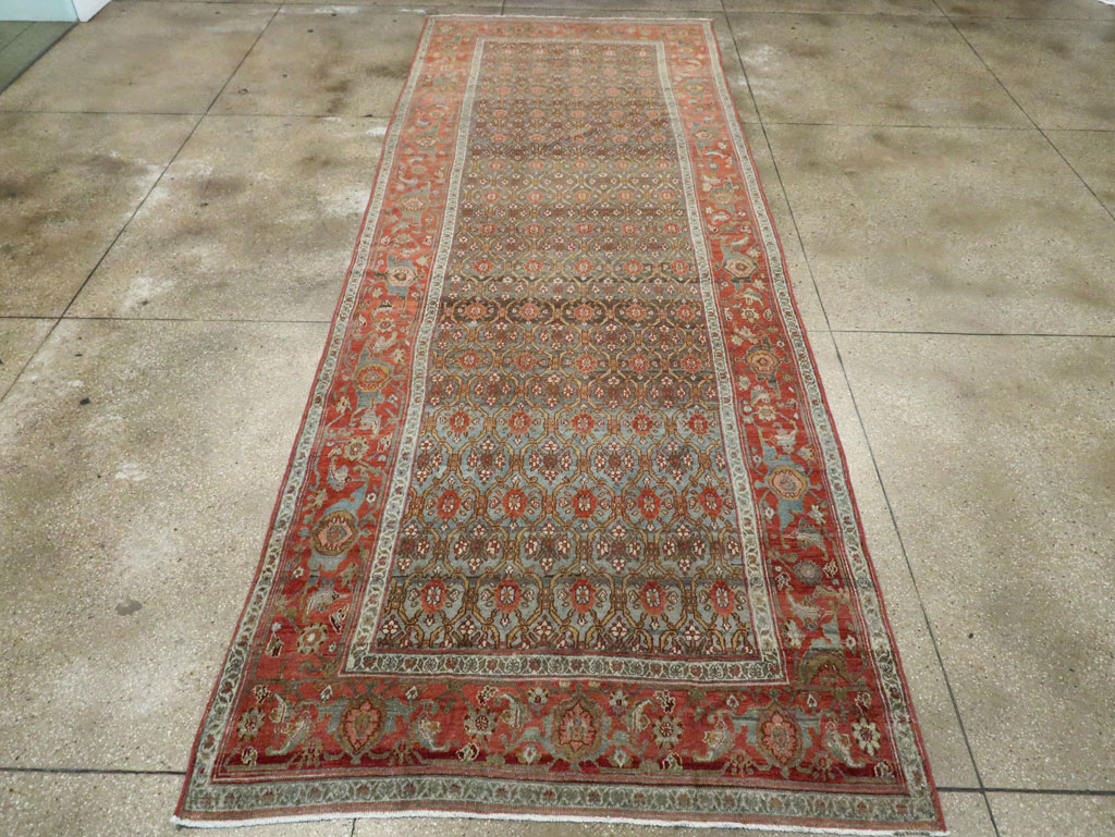 Antique Kurdish Gallery Carpet, No.25822 - Galerie Shabab
