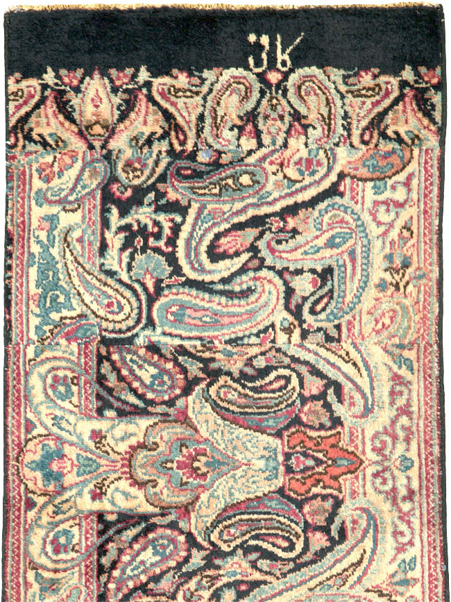 Vintage Persian Mashad Rug, No.25832 - Galerie Shabab