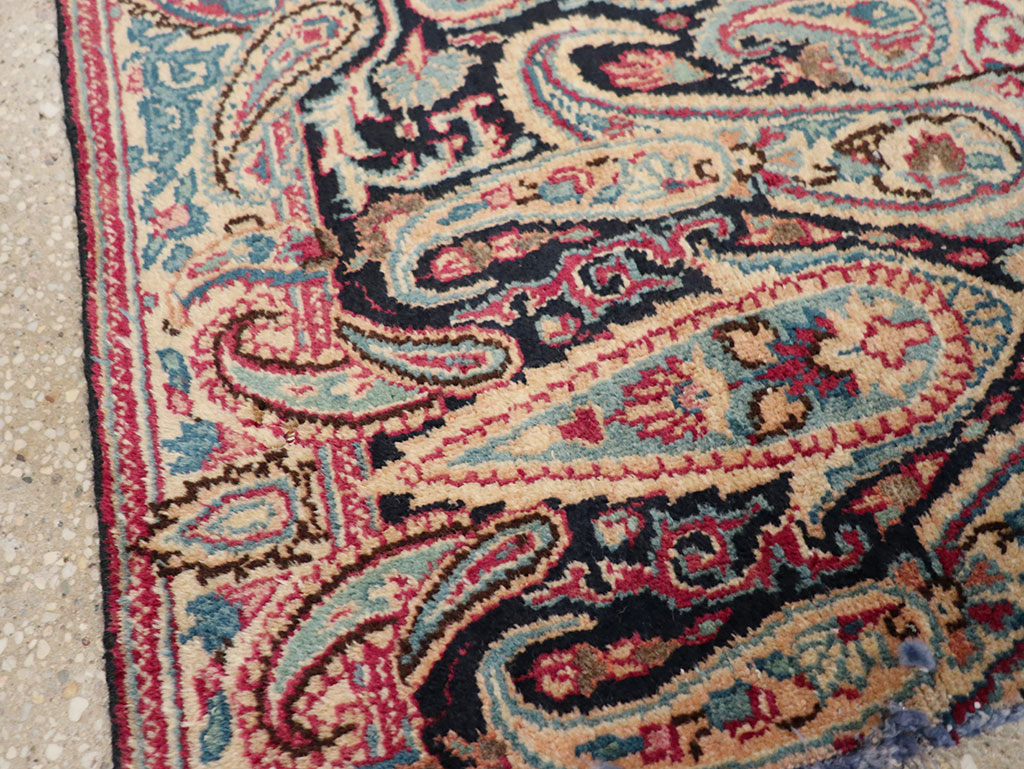 Vintage Persian Mashad Rug, No.25832 - Galerie Shabab