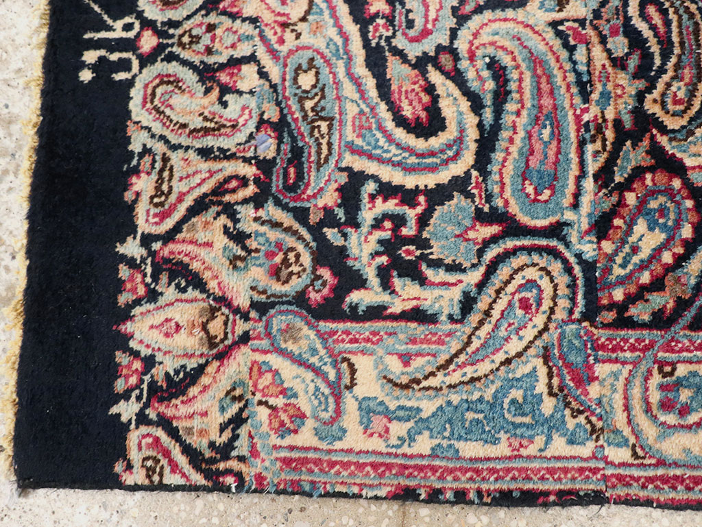 Vintage Persian Mashad Rug, No.25832 - Galerie Shabab