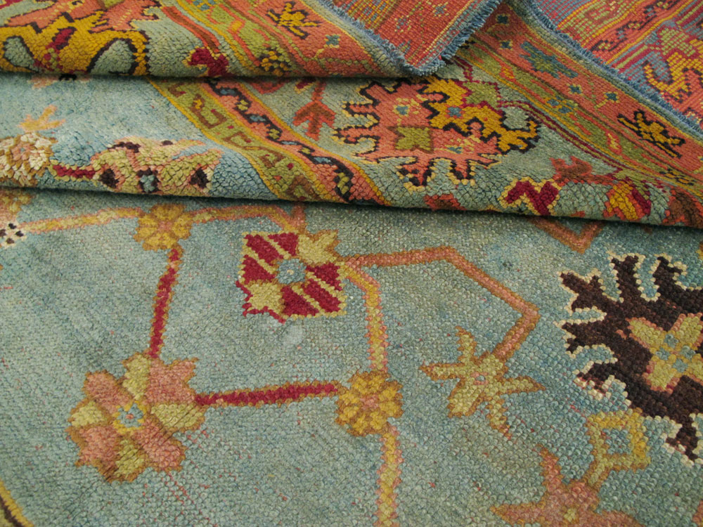 Antique Turkish Oushak Carpet, No.25833 - Galerie Shabab