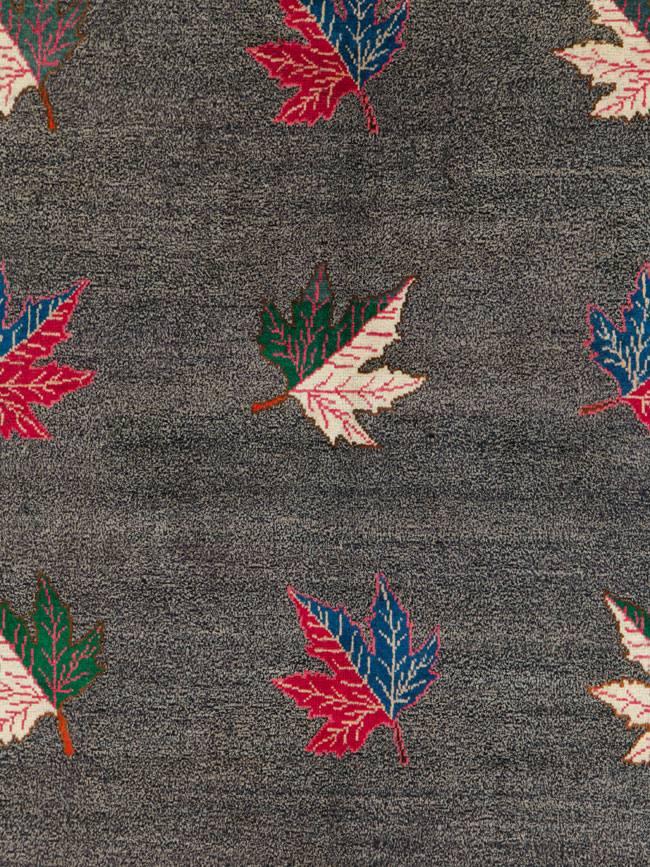 Vintage Persian Mashad Art Deco Carpet, No.25850 - Galerie Shabab