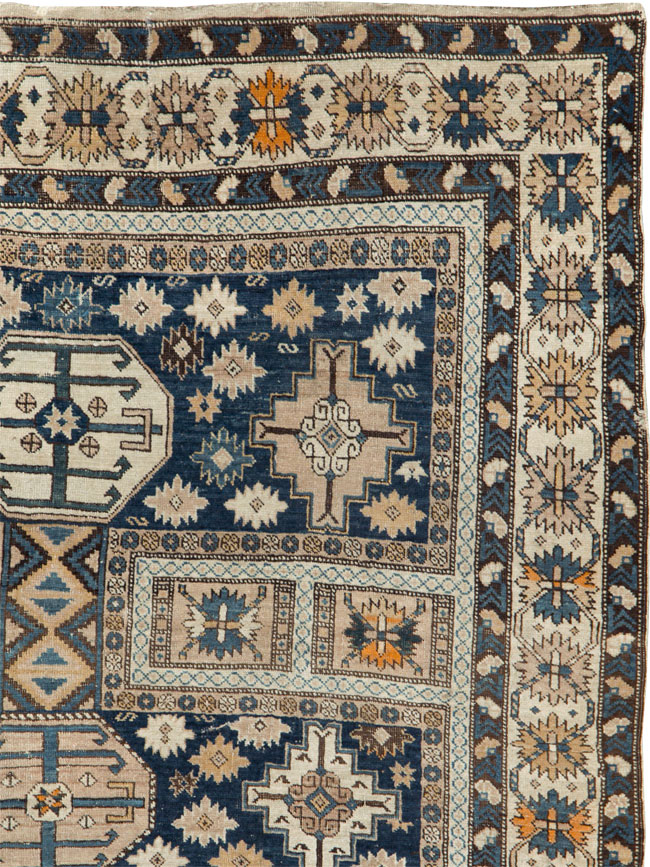 Antique Caucasian Throw Rug, No.25851 - Galerie Shabab