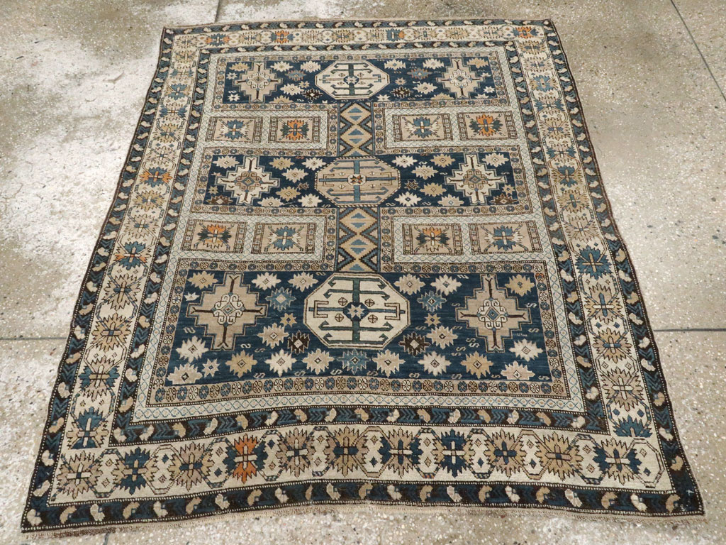 Antique Caucasian Throw Rug, No.25851 - Galerie Shabab