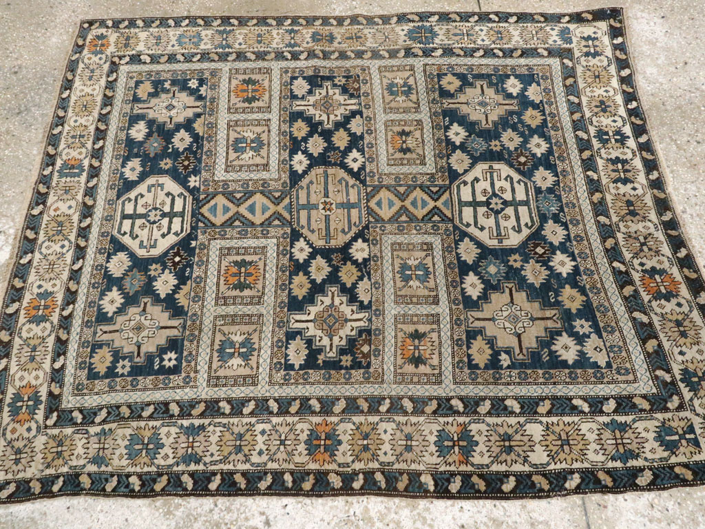 Antique Caucasian Throw Rug, No.25851 - Galerie Shabab