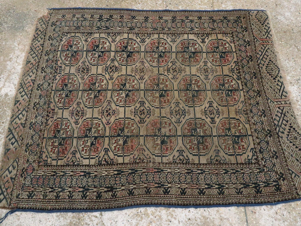 Antique Central Asian Tekke Rug, No.25852 - Galerie Shabab