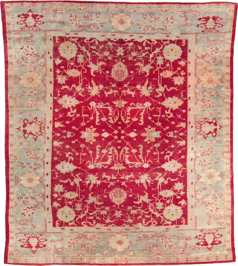 Antique Turkish Oushak Carpet, No.25853 - Galerie Shabab