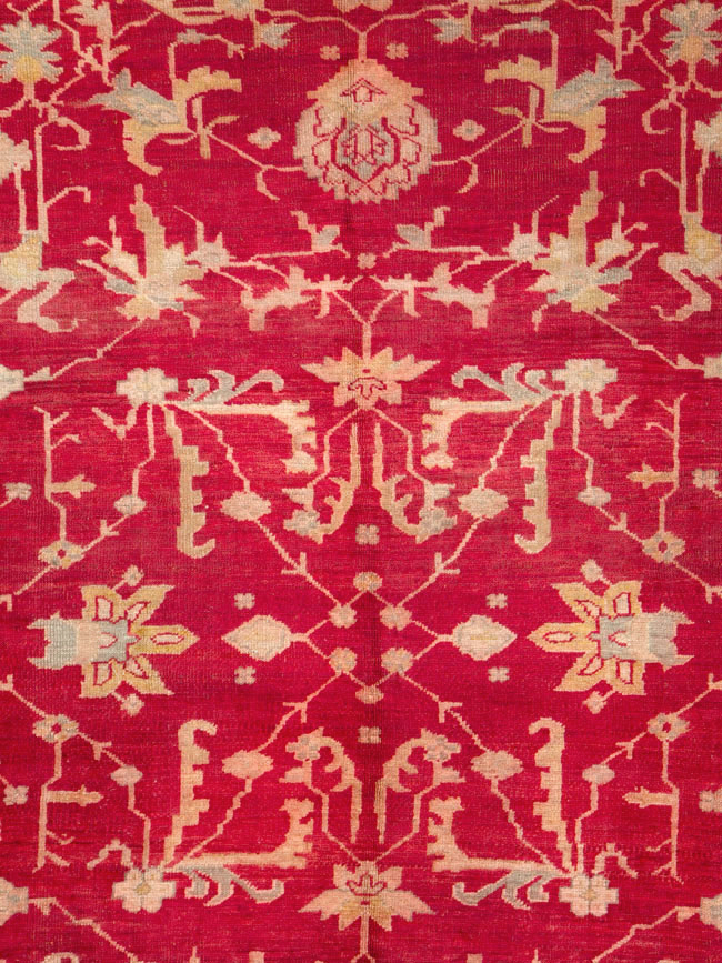 Antique Turkish Oushak Carpet, No.25853 - Galerie Shabab