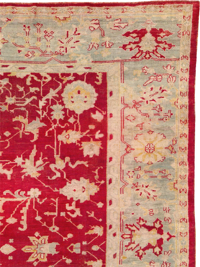 Antique Turkish Oushak Carpet, No.25853 - Galerie Shabab