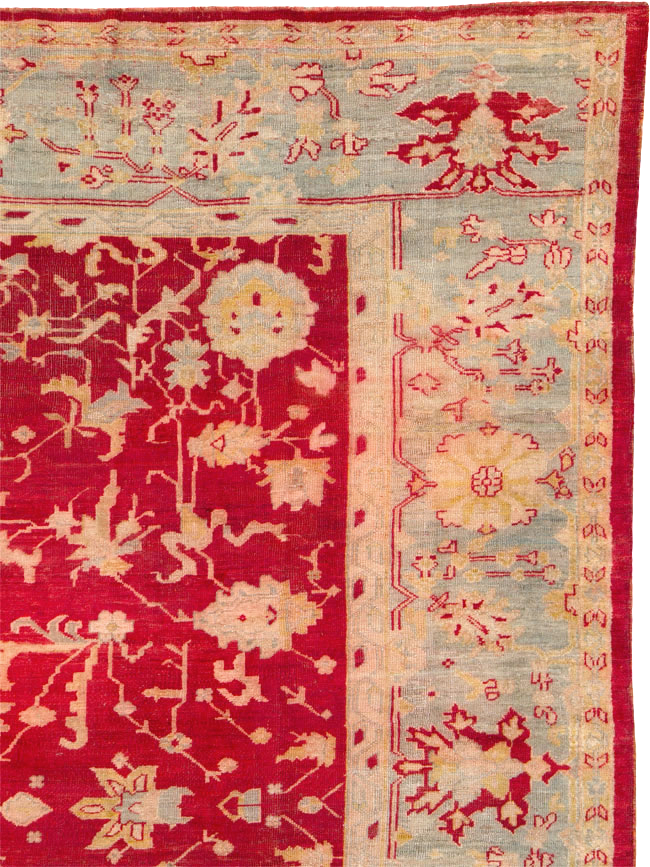Antique Turkish Oushak Carpet, No.25853 - Galerie Shabab