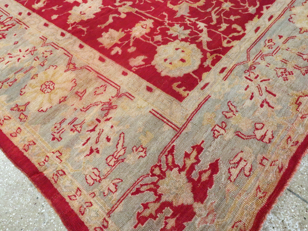 Antique Turkish Oushak Carpet, No.25853 - Galerie Shabab