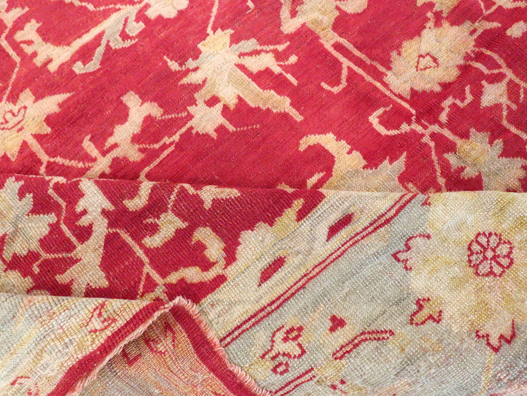 Antique Turkish Oushak Carpet, No.25853 - Galerie Shabab